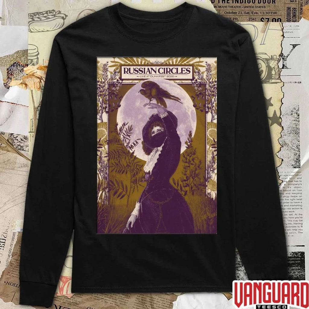 Russian Circles Live At Dunk Fest May 14 2026 In Zottegem Belgium Poster t-shirt