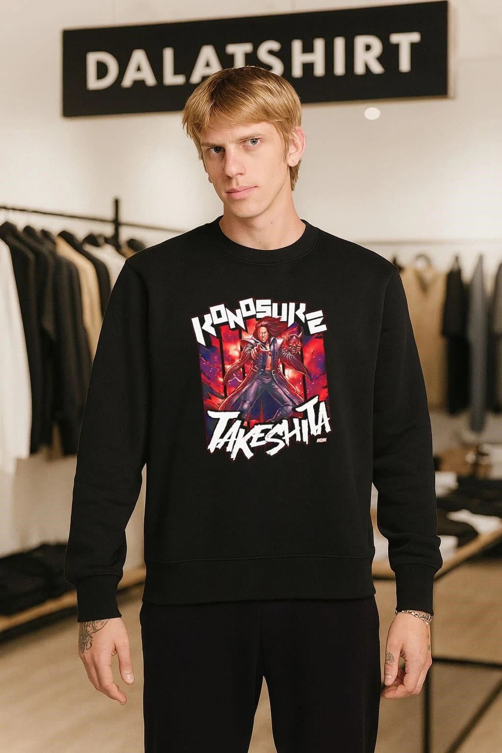 Konosuke Takeshita AEW All Elite Wrestling Graphic shirt