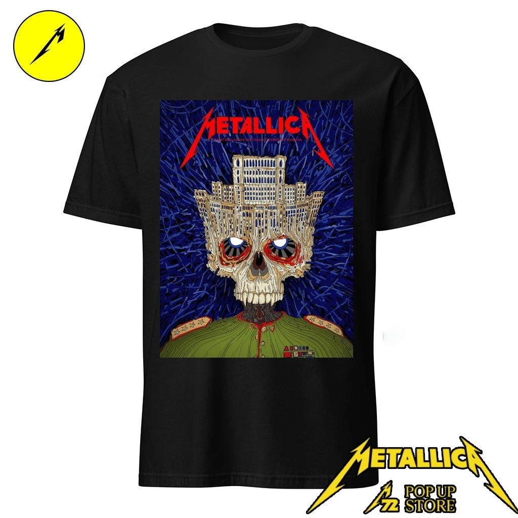 Metallica M72 Bucharest 2026 Tour Poster by Matei Apostolescu Arena Nationala, Romania Shirt