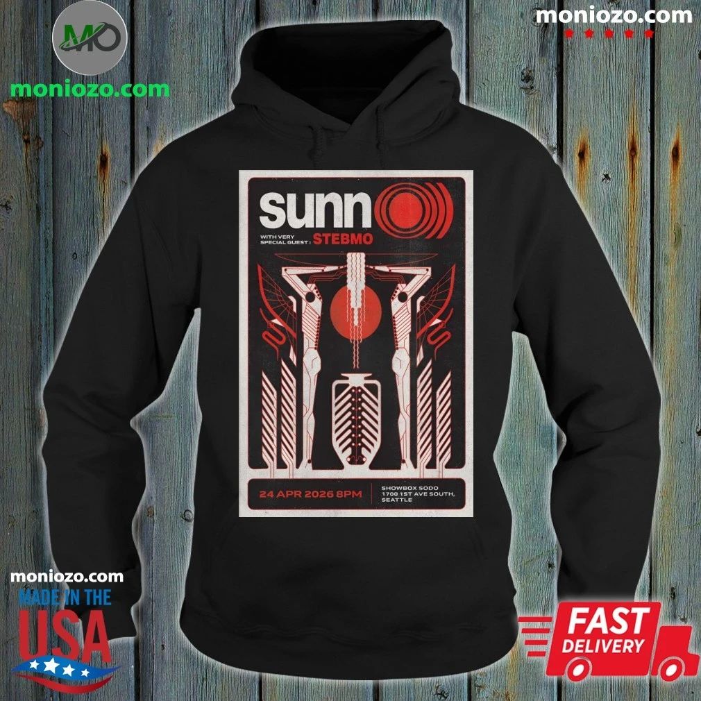 Original SUNN O))) 4 24 2026 Seattle WA Poster Shirt
