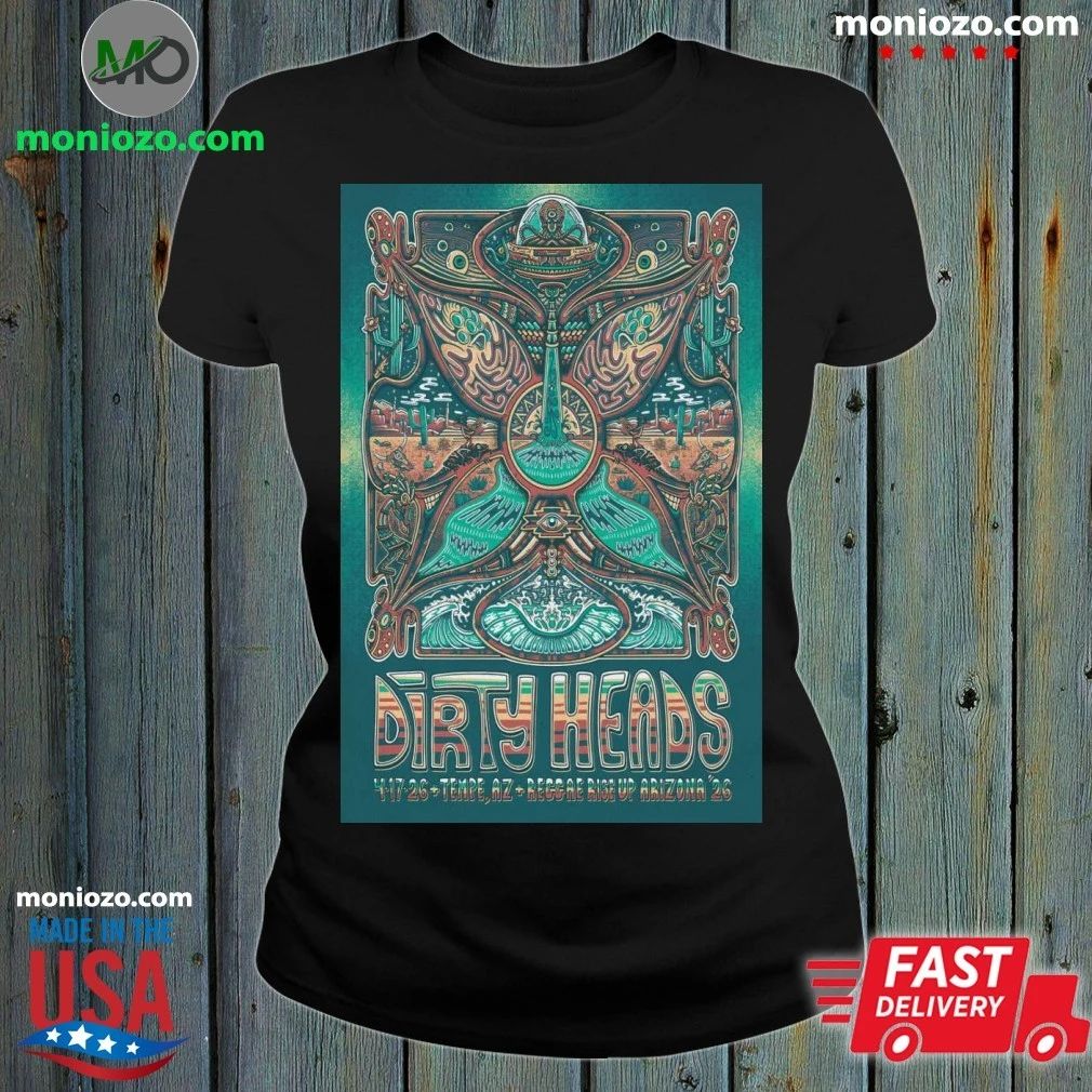 Original Dirty Heads Reggae Rise Up Arizona 2026 Poster Shirt