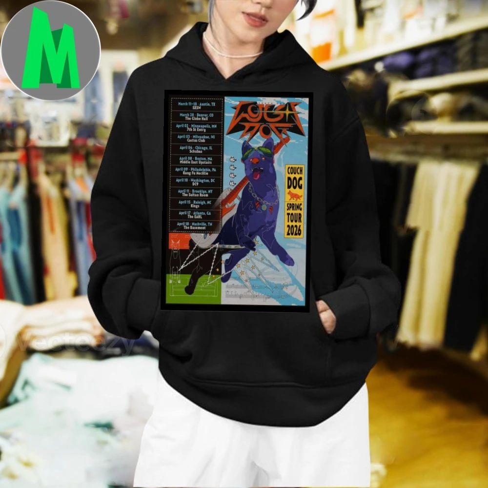 Poster Couch Dog Spring 2026 Tour Shirt