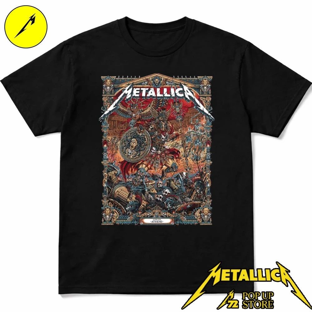 Metallica M72 Athens May 9, 2026 Pop-Up Shop Shirt