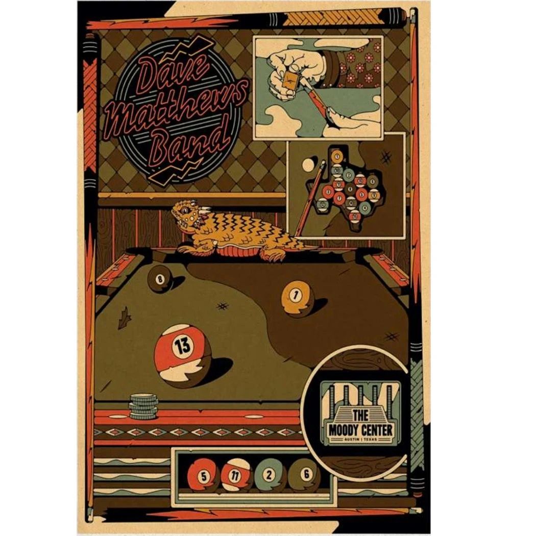 Dave Matthews Band Moody Center ATX May 11, 2026 Poster