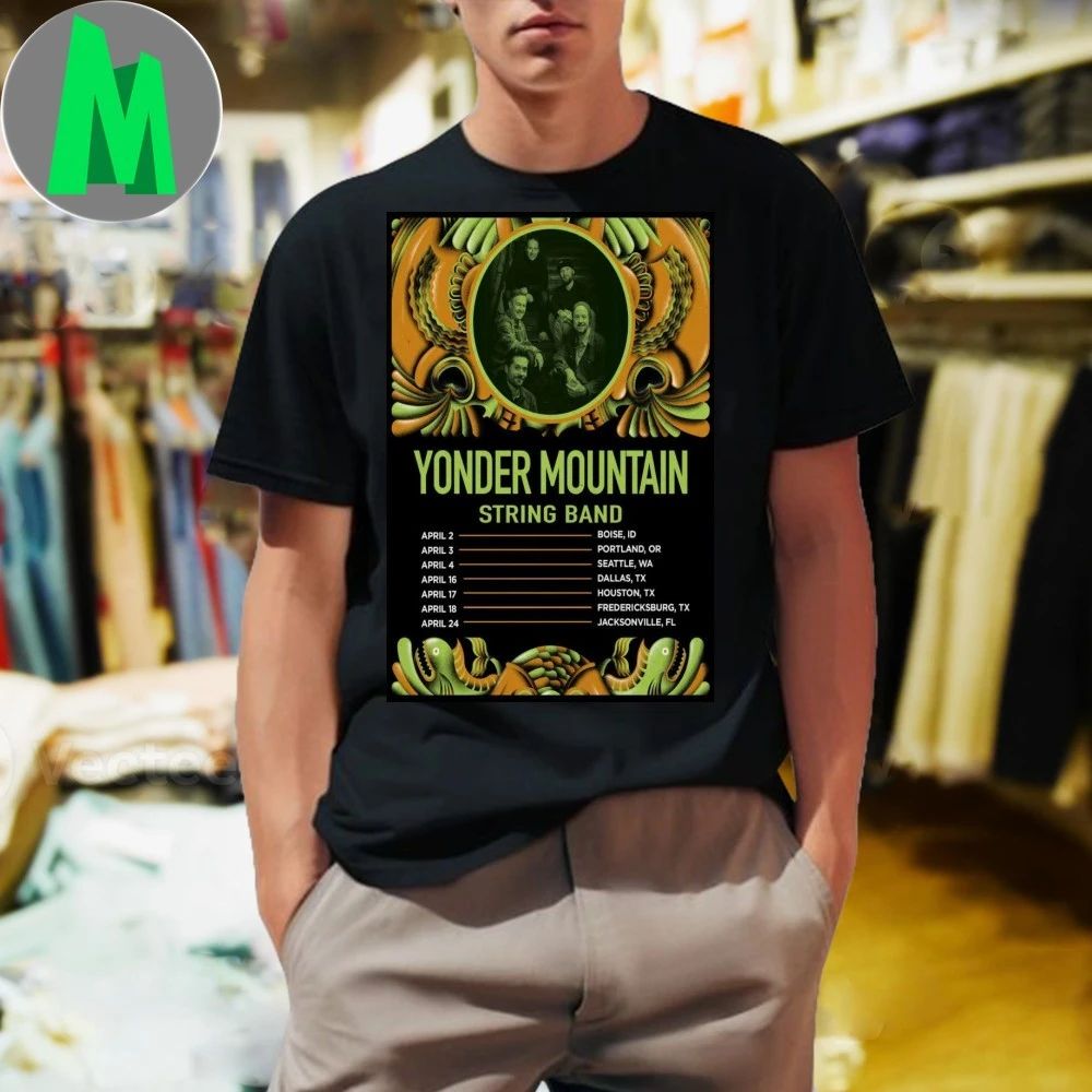 Yonder Mountain String Band Fall Tour 2026 Poster Shirt