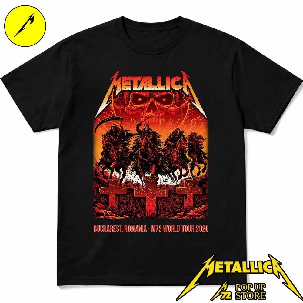 Metallica Bucharest, Romania Arena Națională May 13, 2026 M72 World Tour 2026 Shirt