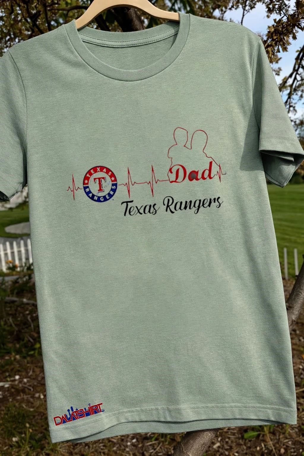Texas Rangers This Is What An Awesome Dad Looks Like shirt