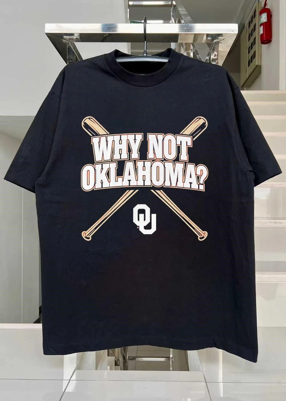 OU Baseball Fan Apparel Why Not Oklahoma Team T-Shirt