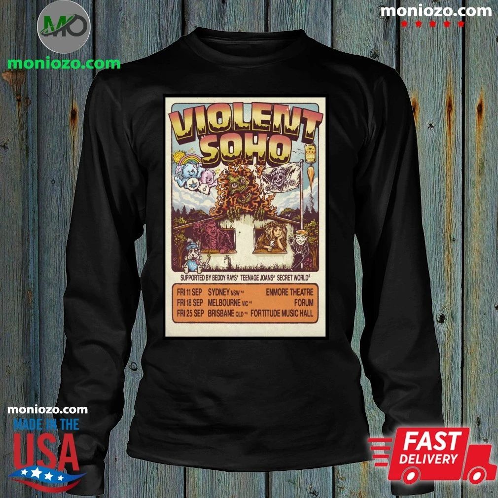 Violent Soho In Brisbane QLD On Sept 25 2026 Poster Shirt