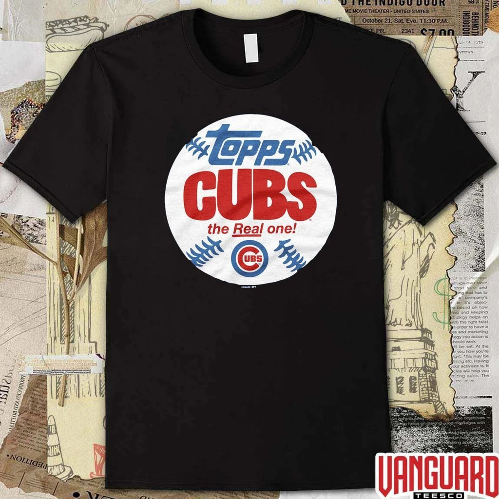Chicago Cubs MLB 2026 x Topps Baseball The Real One t-shirt