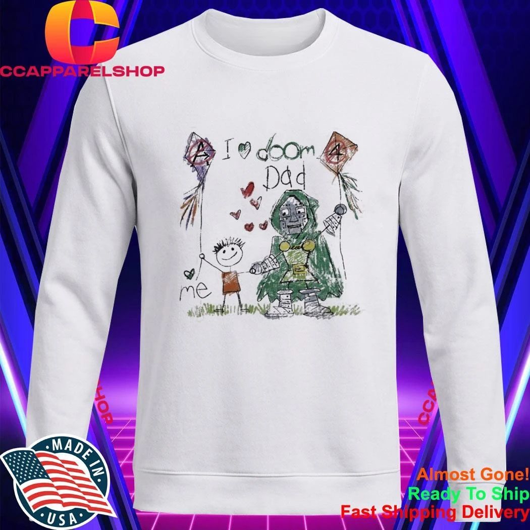 Robert Downey Jr I Love Doom Dad Doctor Doom Shirt