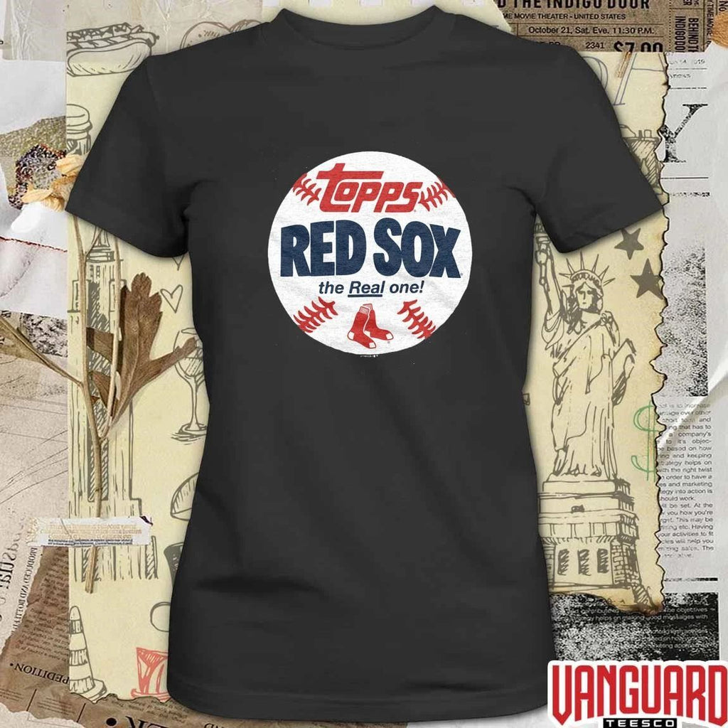 Boston Red Sox MLB 2026 x Topps Baseball The Real One t-shirt