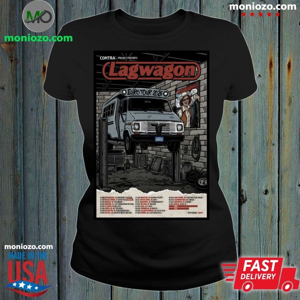 Original Lagwagon EU 2026 Tour Poster Shirt