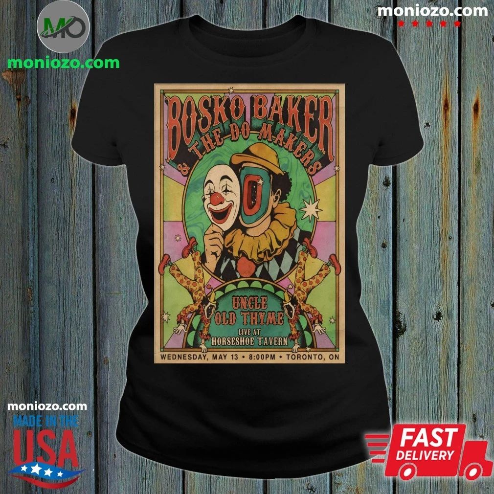 Bosko Baker And Uncle Old Thyme Event Toronto ON On May 13 2026 Poster T-shirt