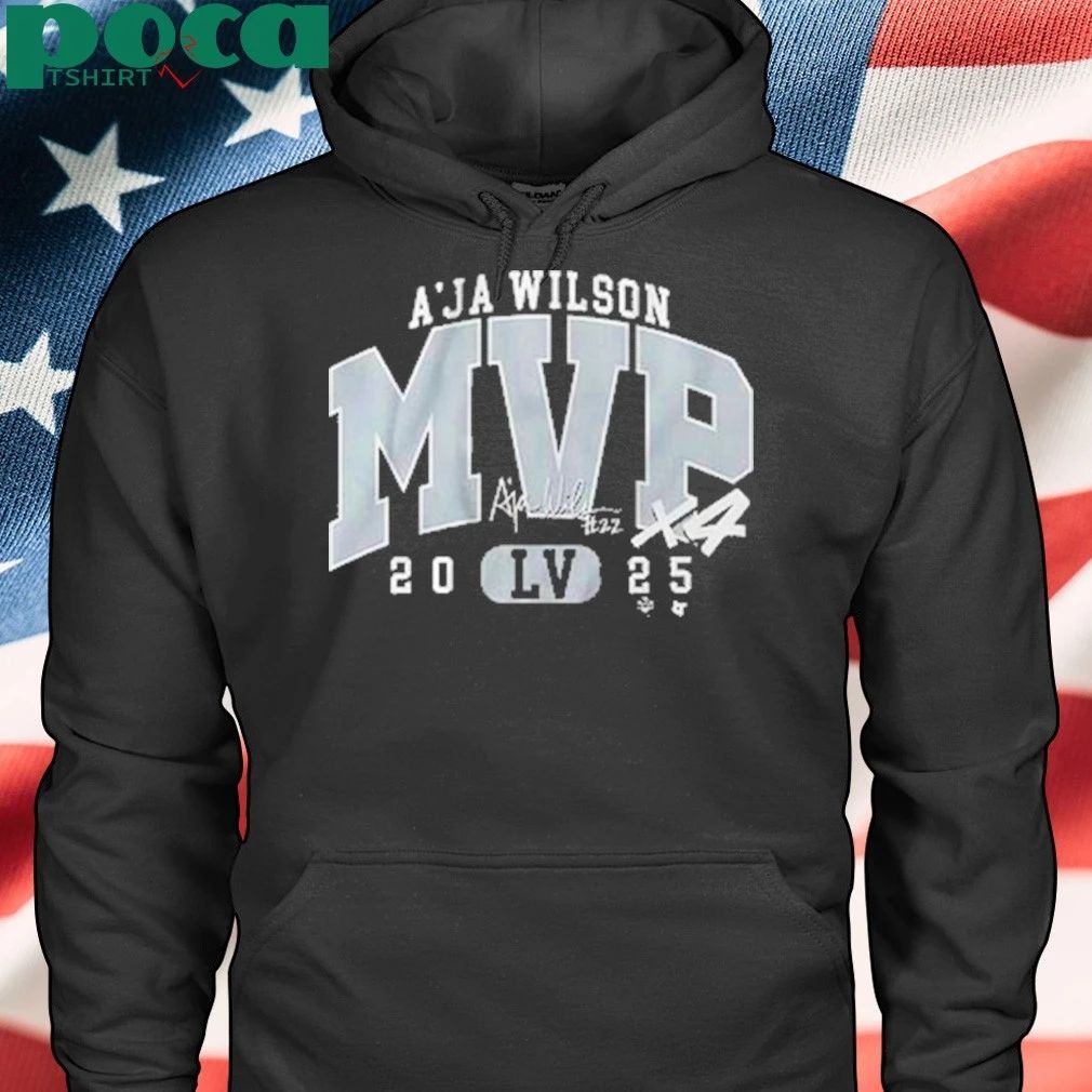 Las Vegas Aces A’Ja Wilson 4x M’VP Special Black shirt