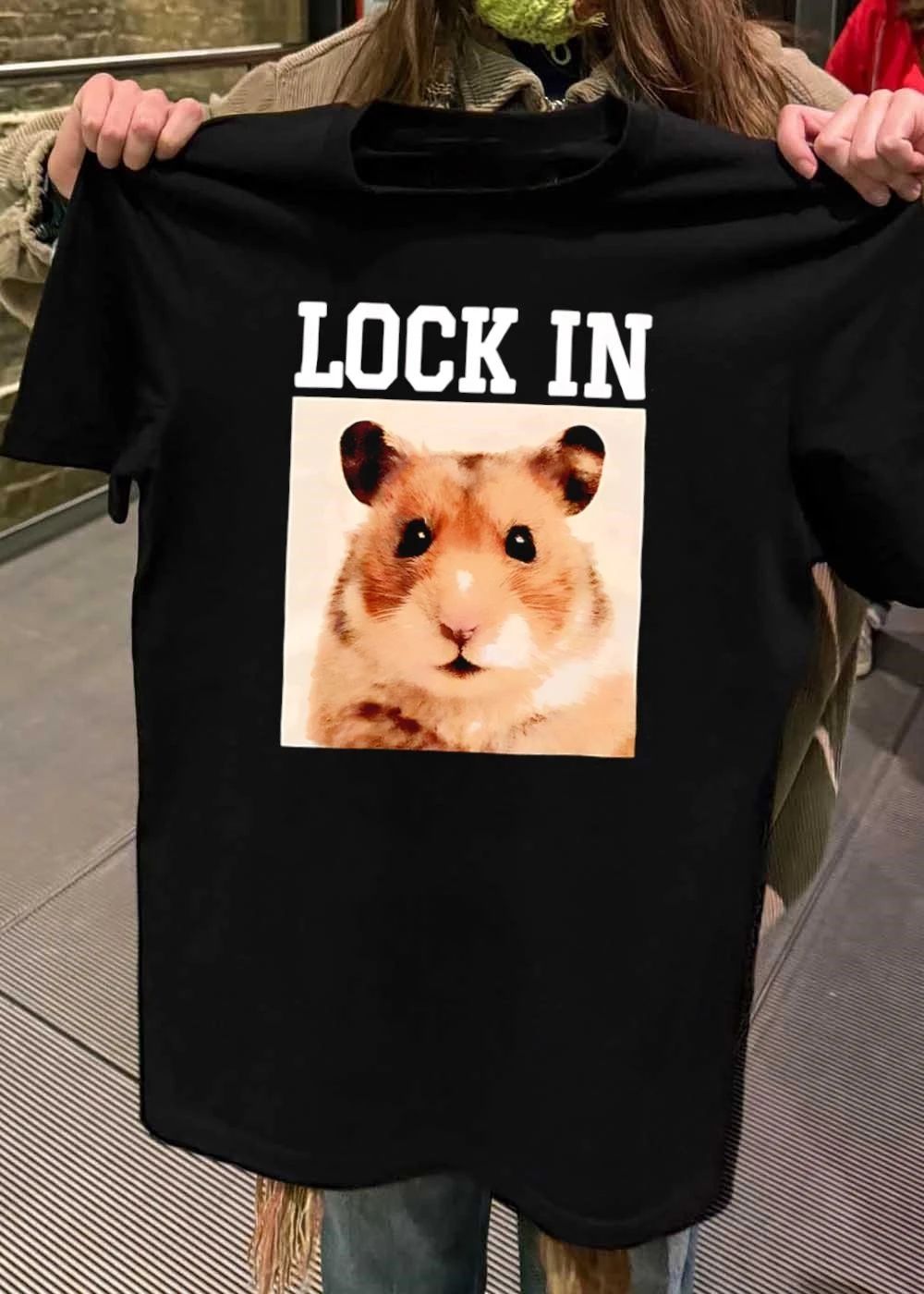 Lock In Hamster Graphic Shirt