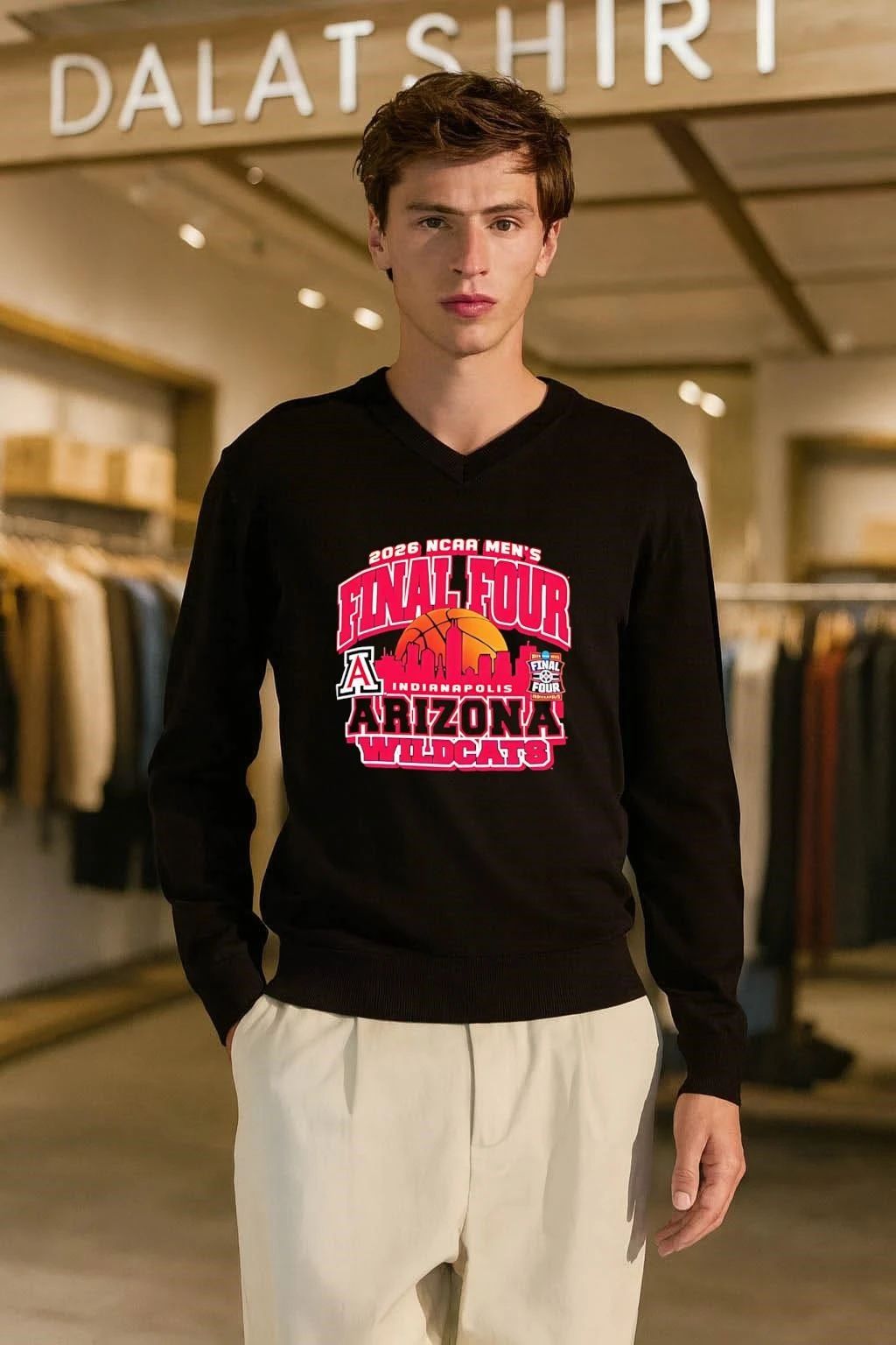 Arizona Wildcats 2026 NCAA Men’s Basketball Final Four Bound city skyline shirt