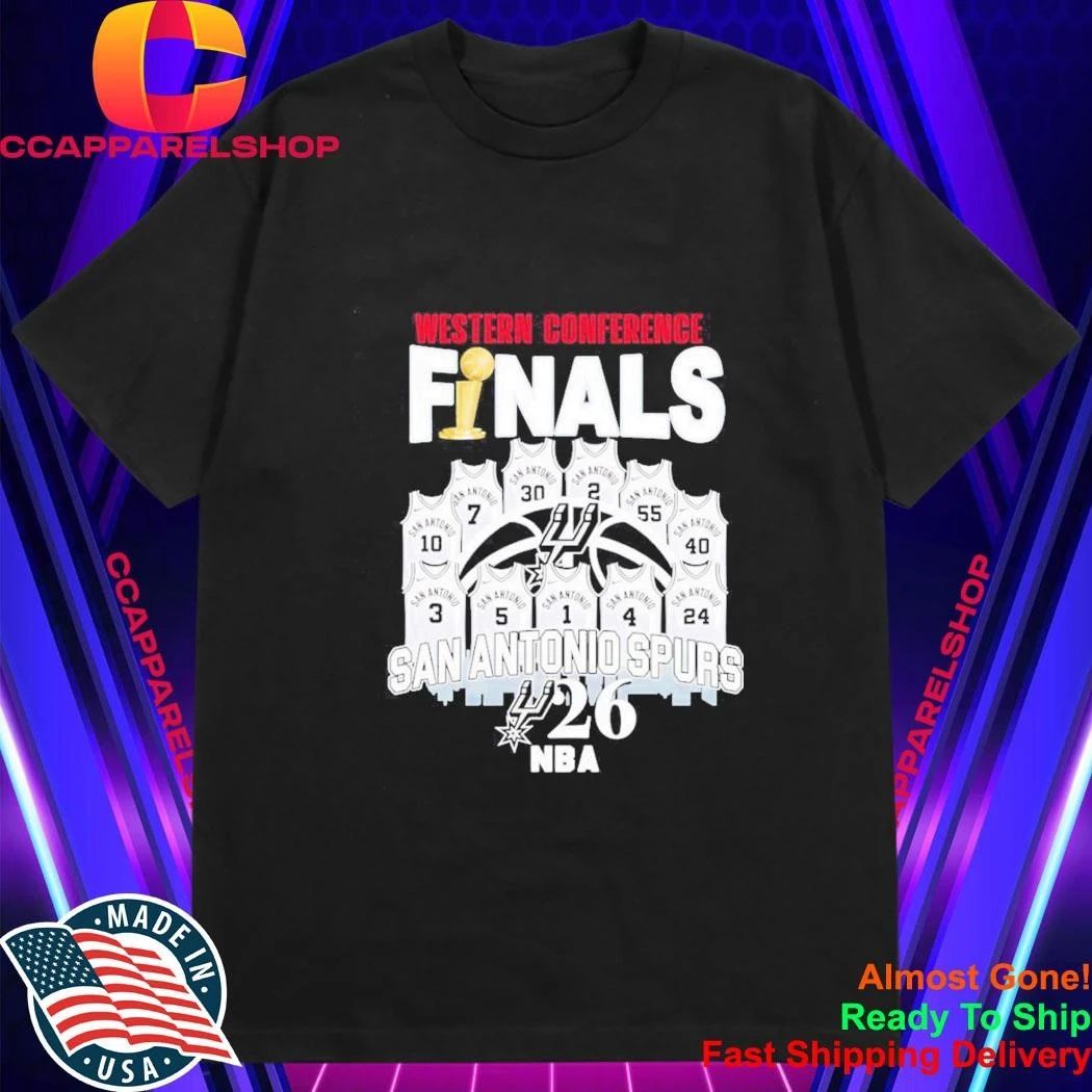 Western Conference Finals San Antonio Spurs 26 NBA Player Shirt