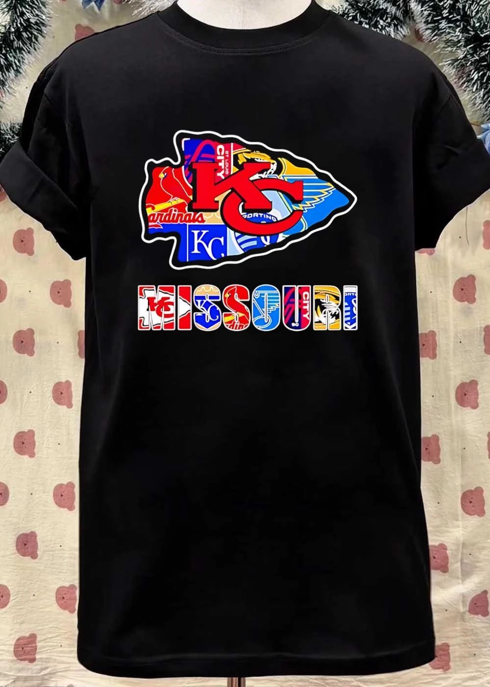 Chiefs Royals Cardinals Blues Sporting arrowhead logo shirt