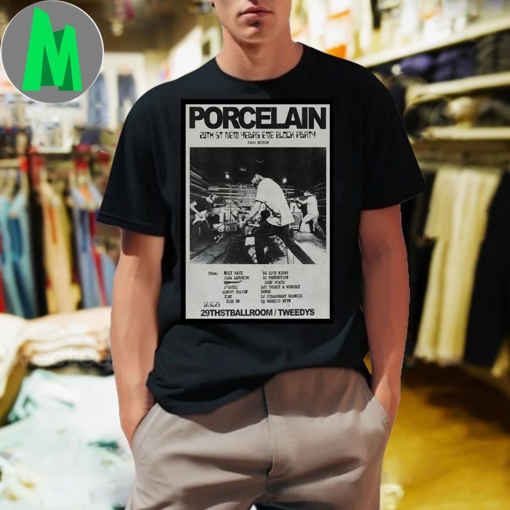 Porcelain NYE In Austin TX On Dec 31 2025 Poster Shirt