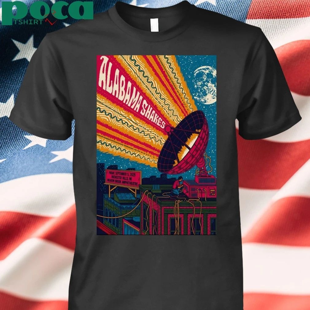 Alabama Shakes 9-5-2025 Rochester Hills MI Poster T-shirt