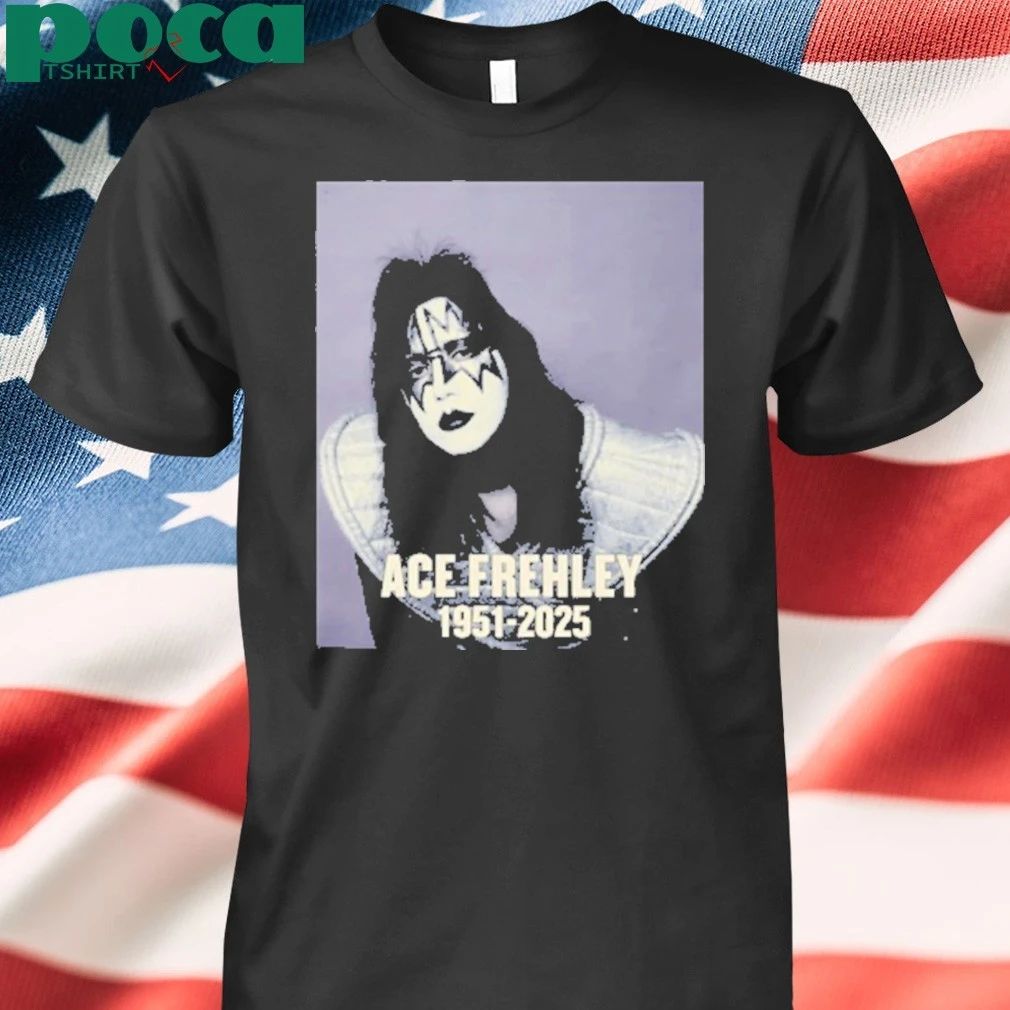 RIP Ace Frehley 1951 – 2025 poster T-Shirt
