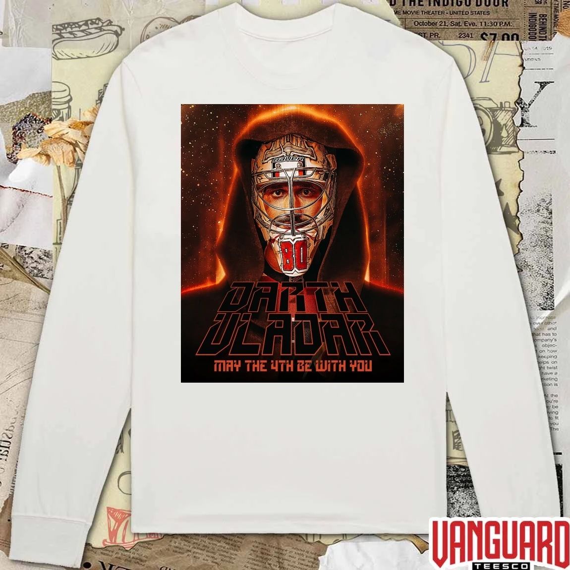 Philadelphia Flyers Darth Vladar May The Be With You Poster t-shirt