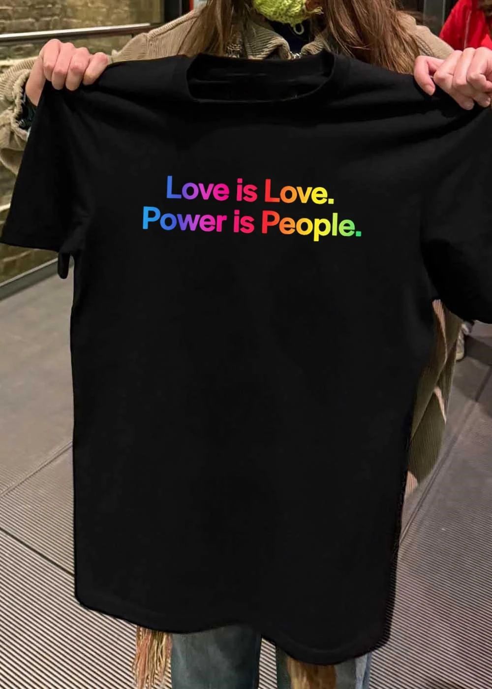Love is Love Power is People pride shirt