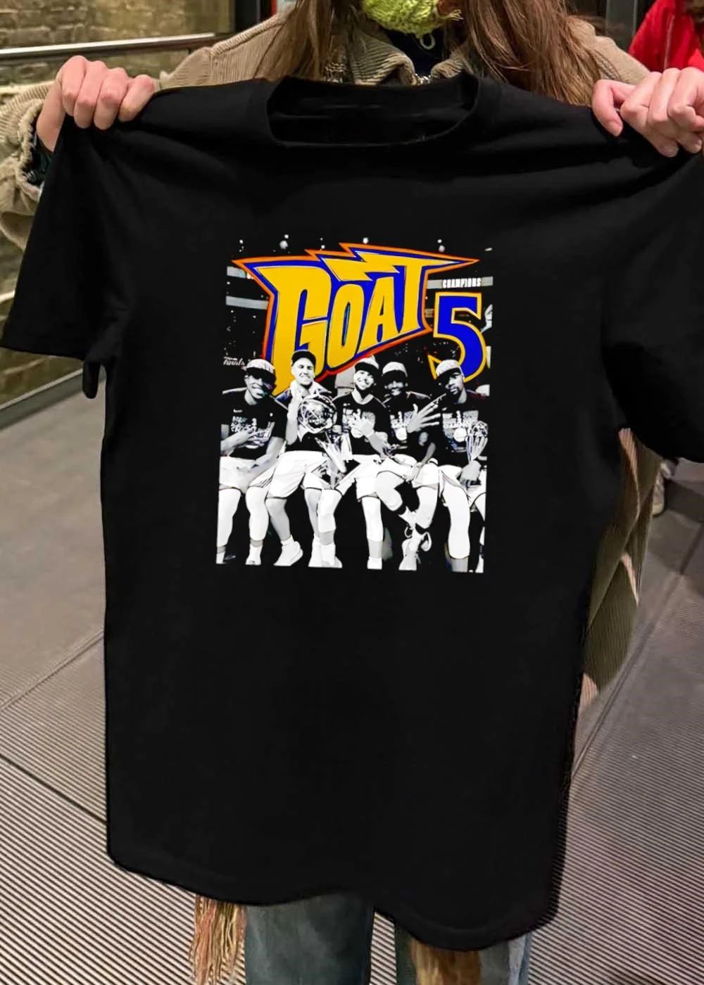 Golden State Warriors 2017 NBA Champions GOAT 5 T-Shirt