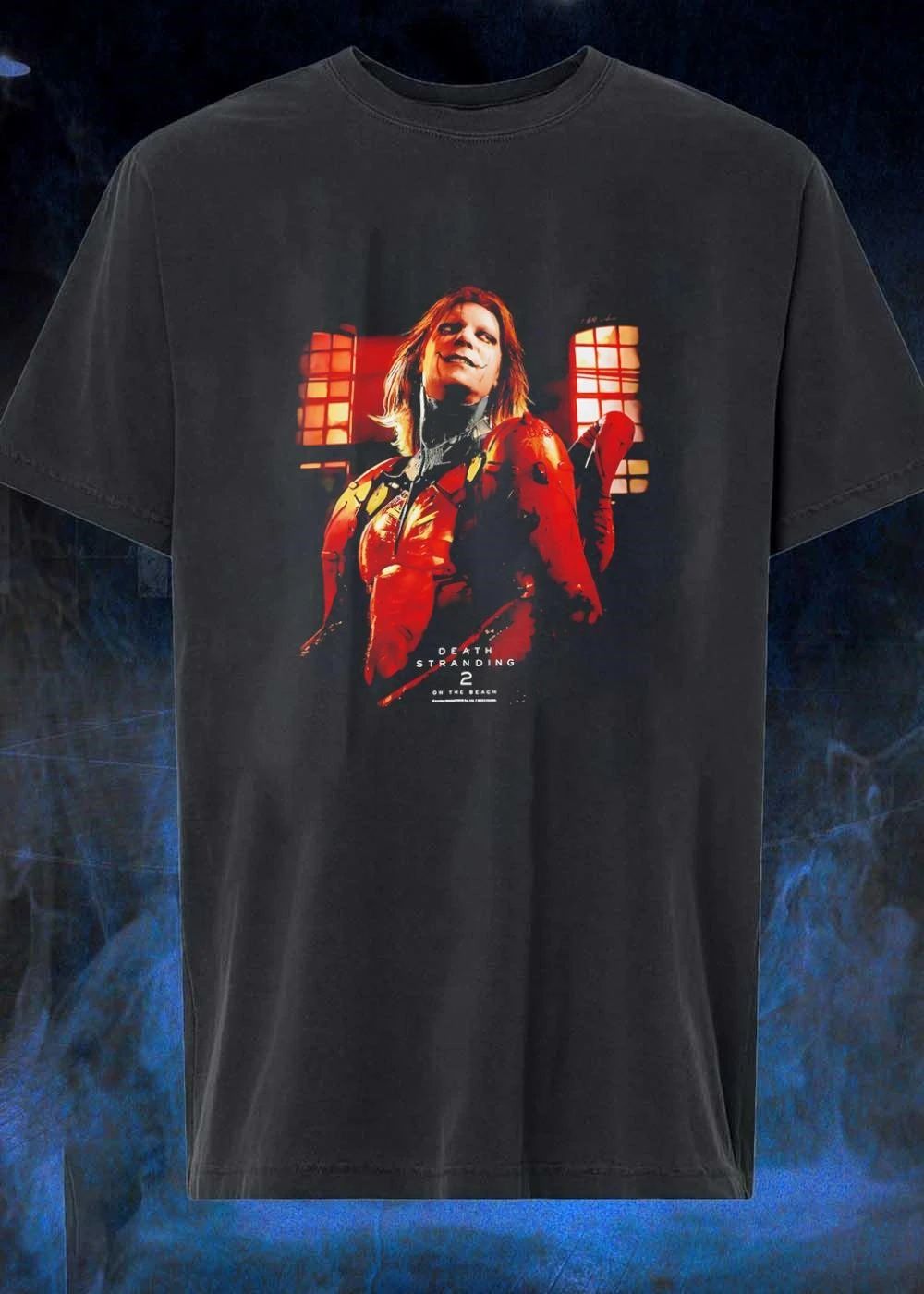 Death Stranding 2 On The Beach Kojima Productions Character Portrait T-Shirt
