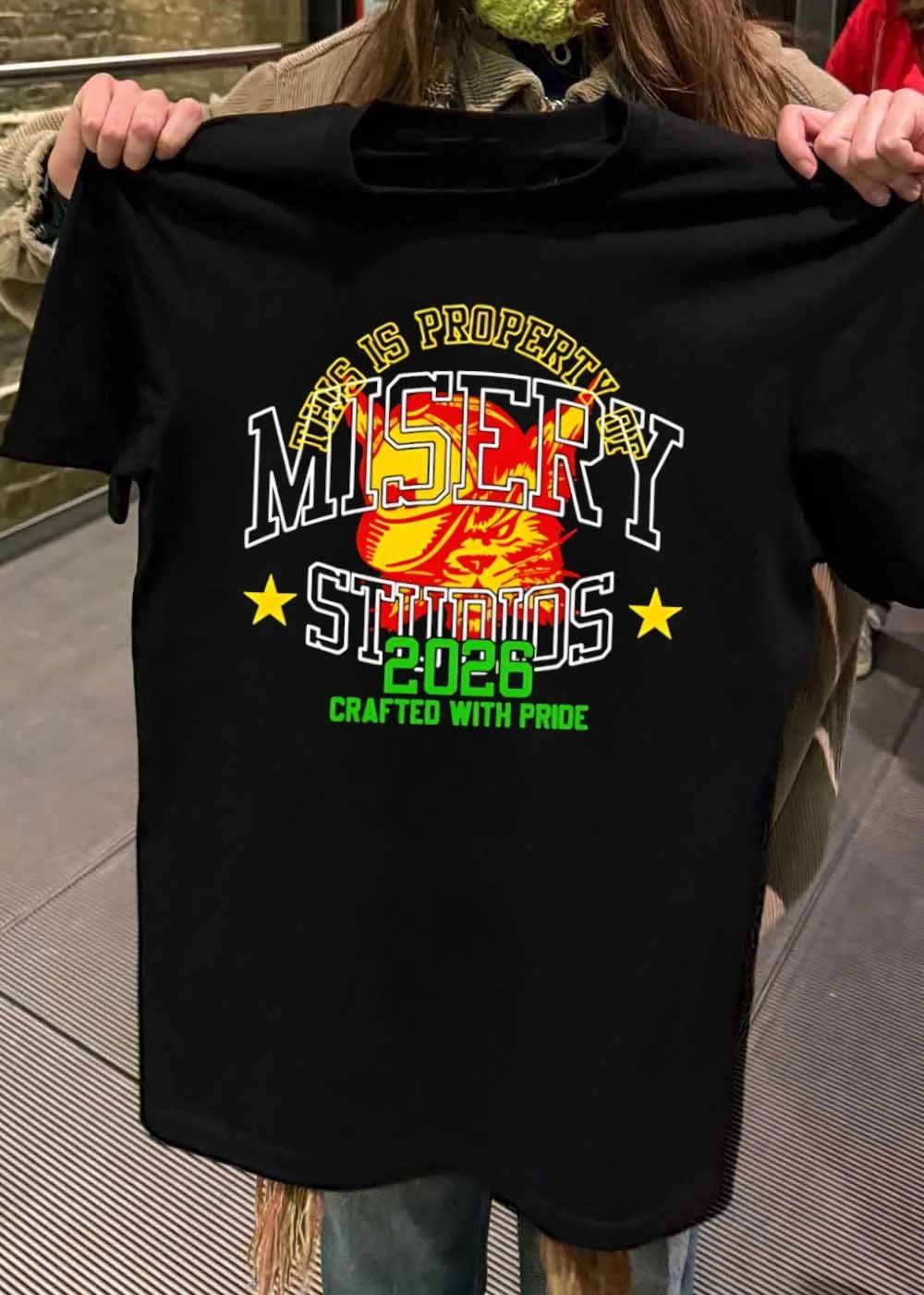 Crafted With Pride This Is Property of Misery Studios 2026 T-Shirt