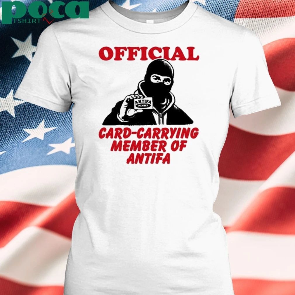 Card Carrying Member Of Antifa Shirt