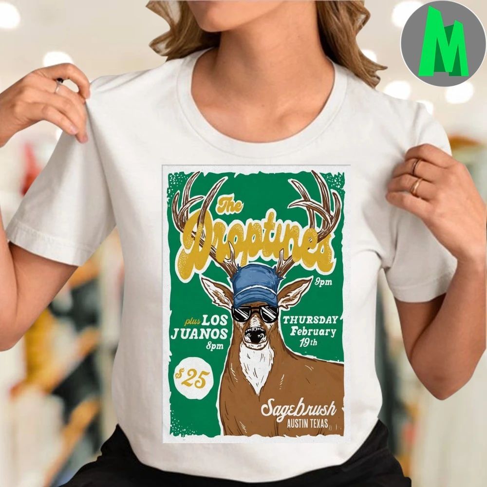 The Droptines Austin Tx Feb 19 2026 Poster Shirt
