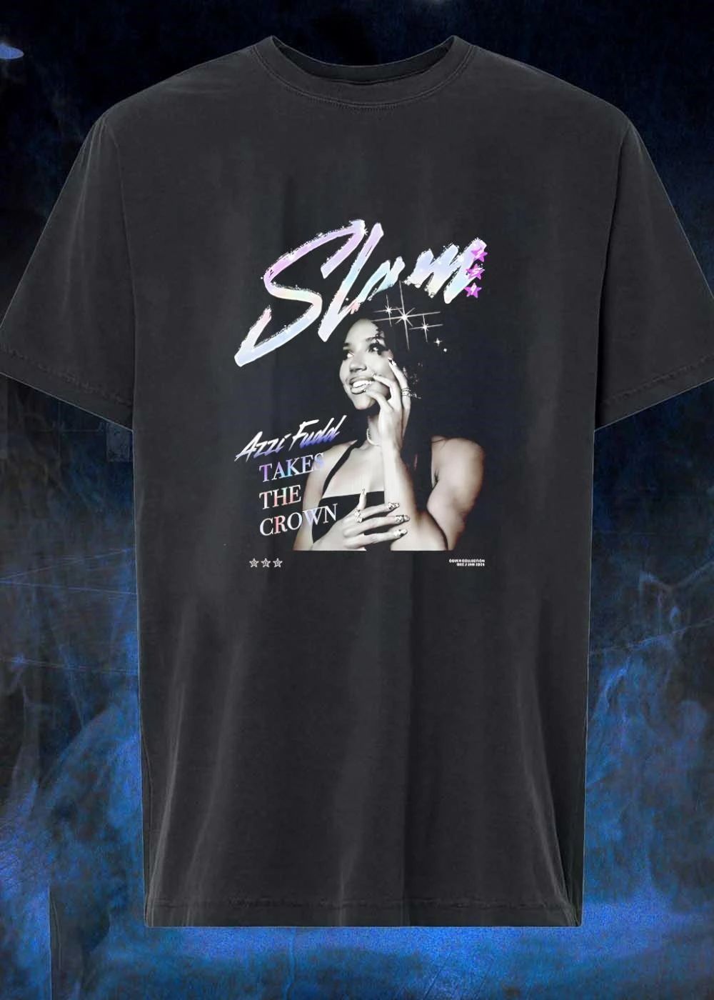 Cover Collection Dec Jan 2024 Azzi Fudd Takes the Crown Slam T-Shirt