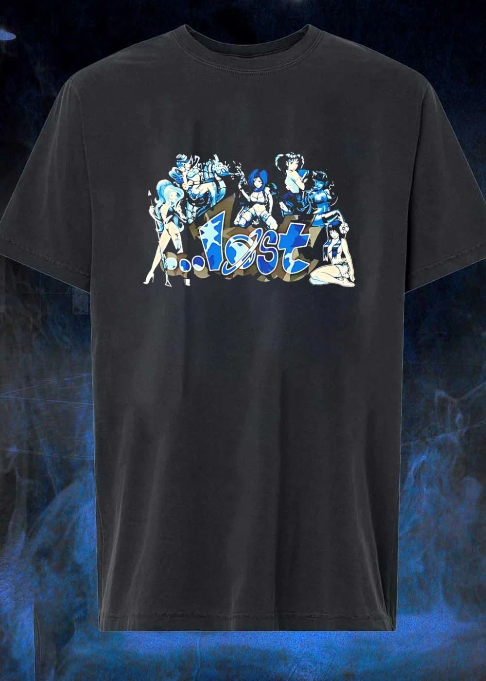 Anime Girls With Weapons and Creatures Lost T-Shirt