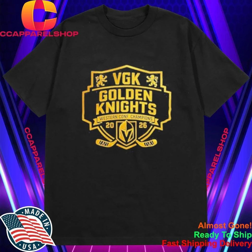 VGK Golden Knights 2026 Western Conference Hockey Shirt