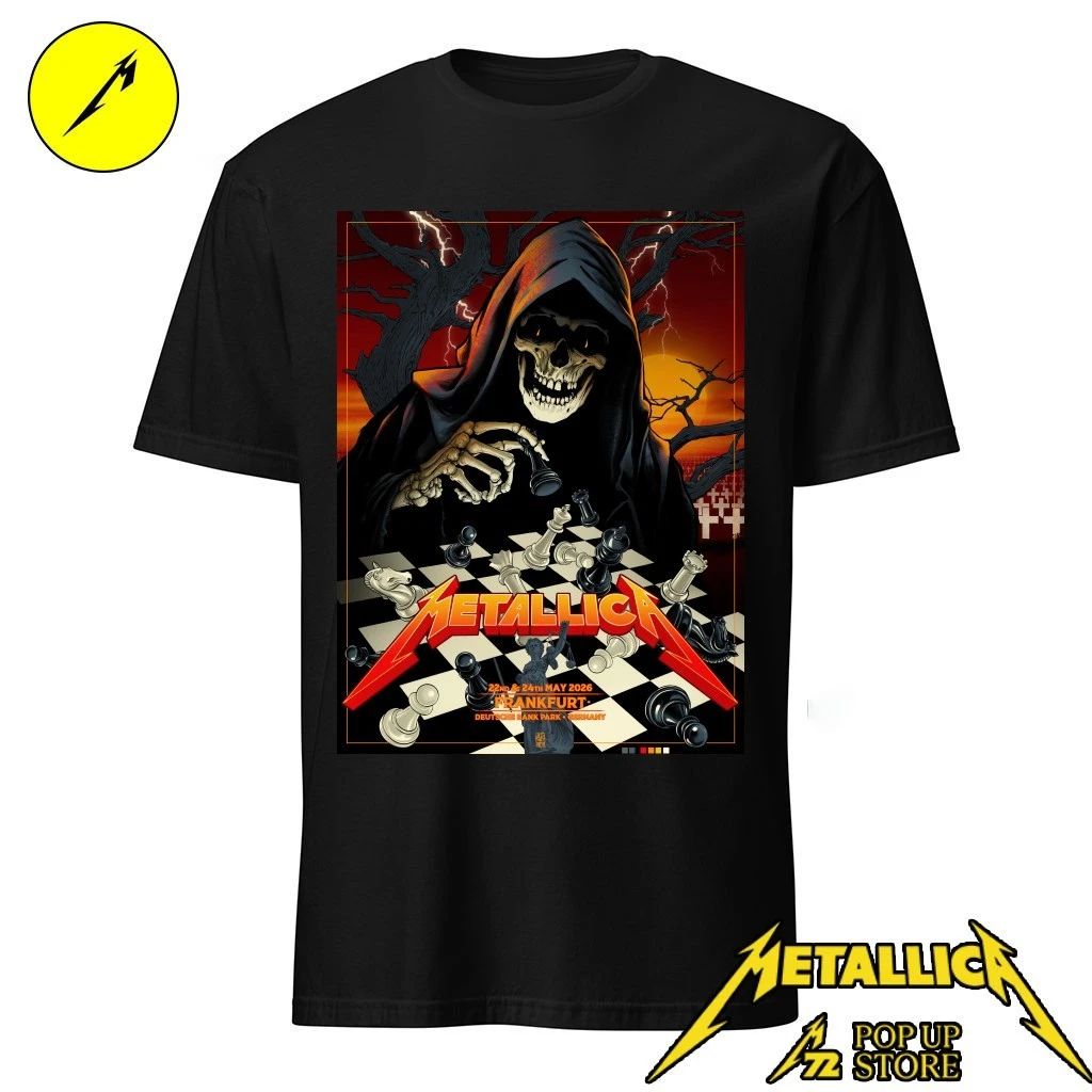 Metallica Frankfurt Germany Limited-Edition Poster Art Shirt By Vance Kelly