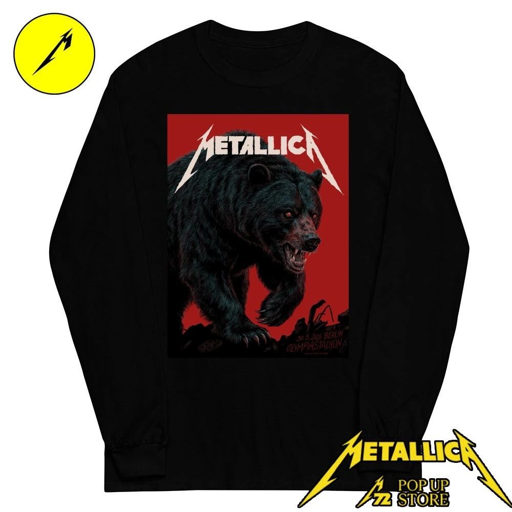 Metallica M72 Berlin Pop Up Shop May 30, 2026 Poster By Janta Island T-Shirt