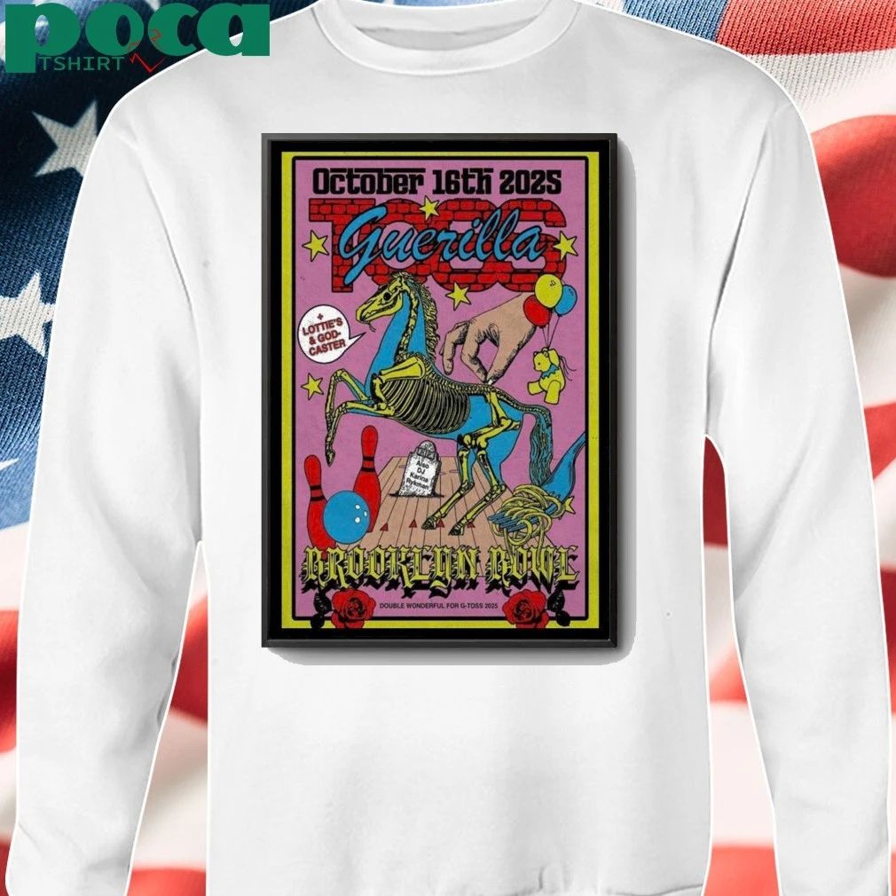 Guerilla Toss Tour October 16 2025 Brooklyn Bowl Poster shirt