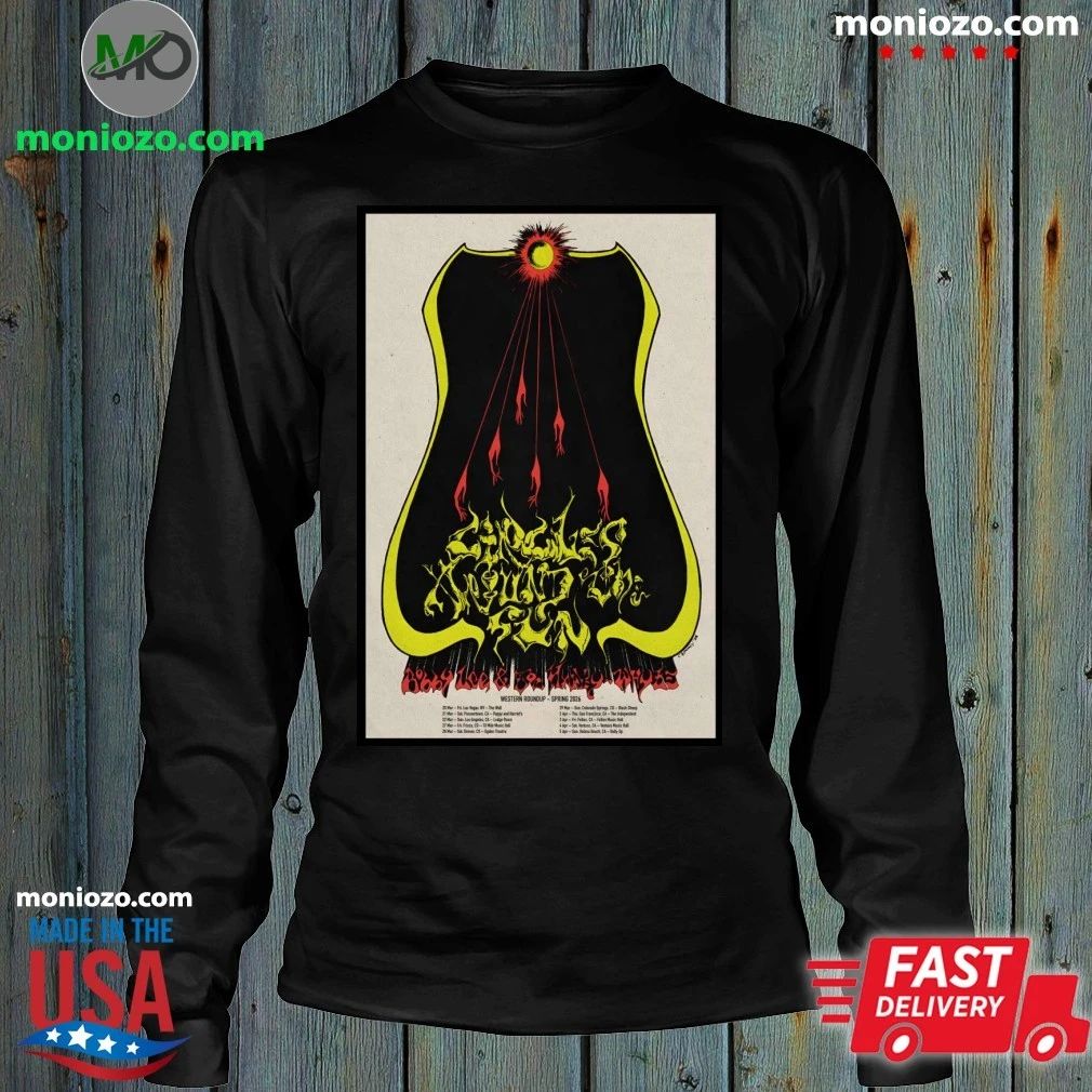 Original Circles Around The Sun Western Roundup Tour 2026 Spring Poster Shirt
