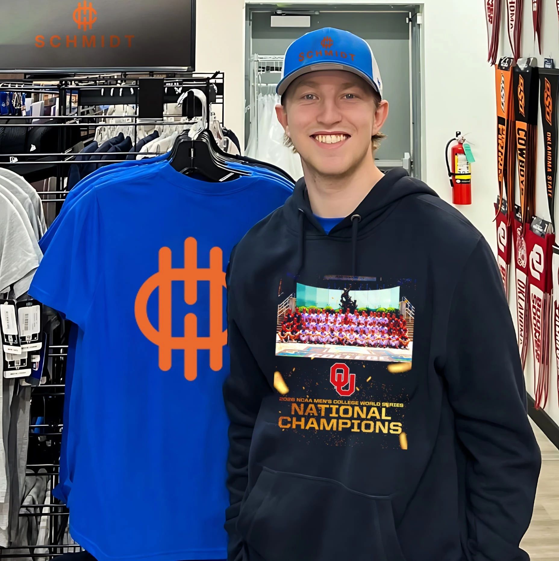 2026 Oklahoma Sooners NCAA Men’s College World Series National Champions shirt