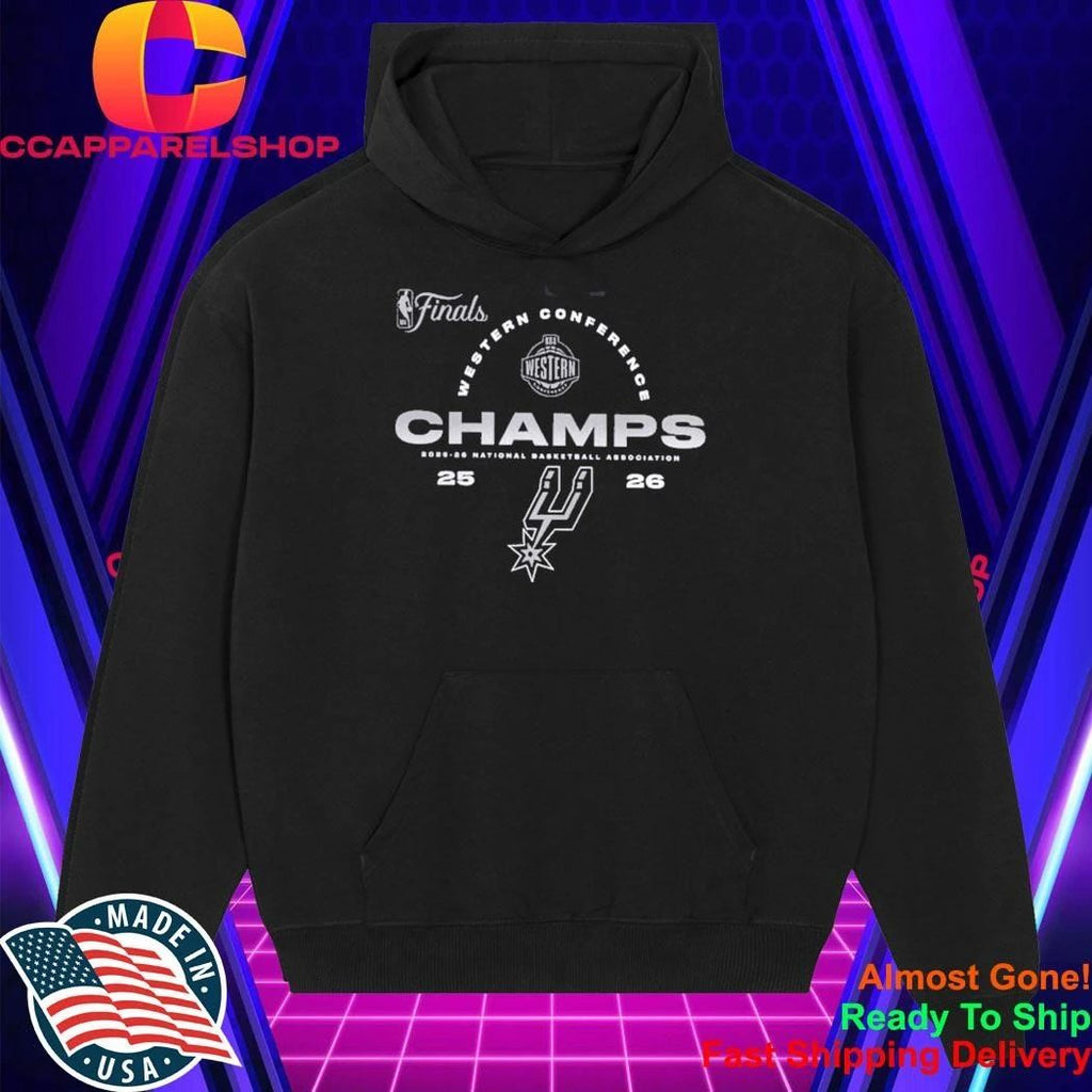 San Antonio Spurs Fanatics 2026 NBA Western Conference Champions Roster Shirt
