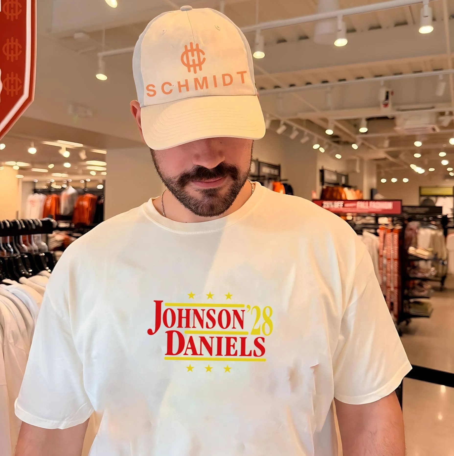 Johnson and Daniels ’28 Atlanta Hawks Campaign shirt