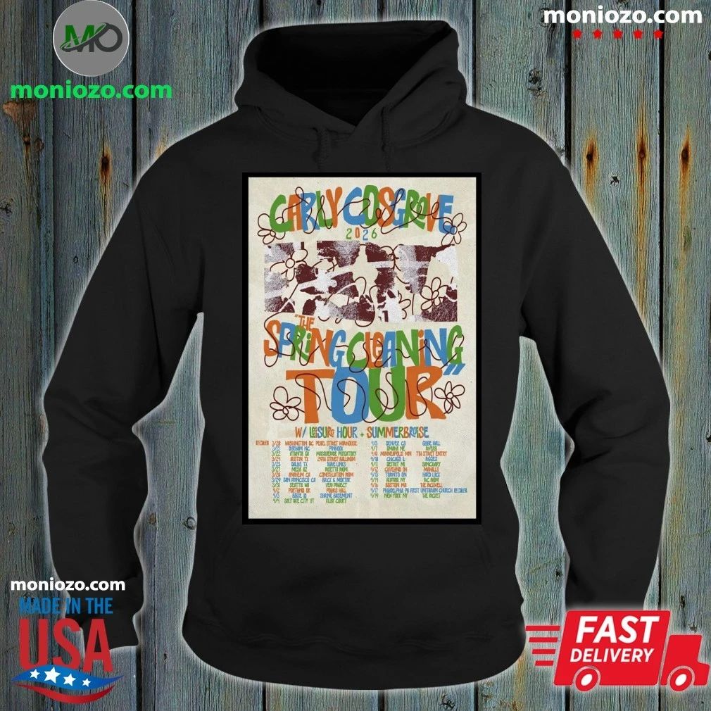 Original Carly Cosgrove 2026 Tour The Spring Cleaning Poster Shirt
