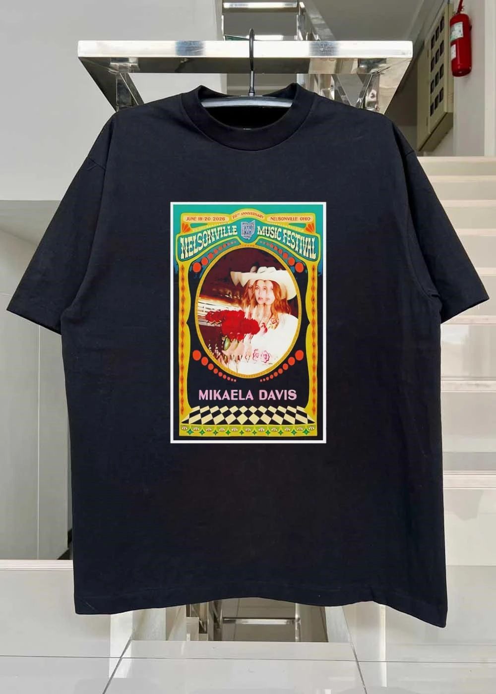 Nelsonville Music Festival 20th Anniversary Mikaela Davis 2026 shirt
