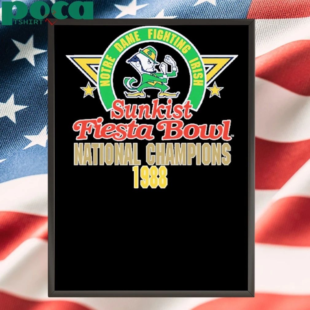 1988 Notre Dame Sunkist Fiesta Bowl Shirt