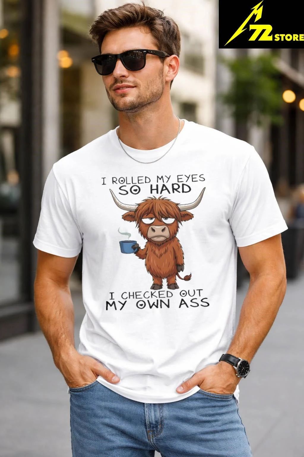 Cow I Rolled My Eyes So Hard Shirt