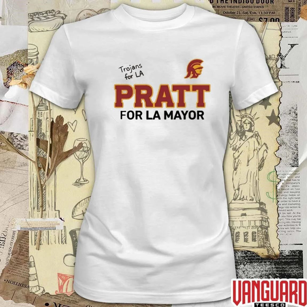 Trojans for LA Spencer Pratt for Mayor of Los Angeles 2026 t-shirt