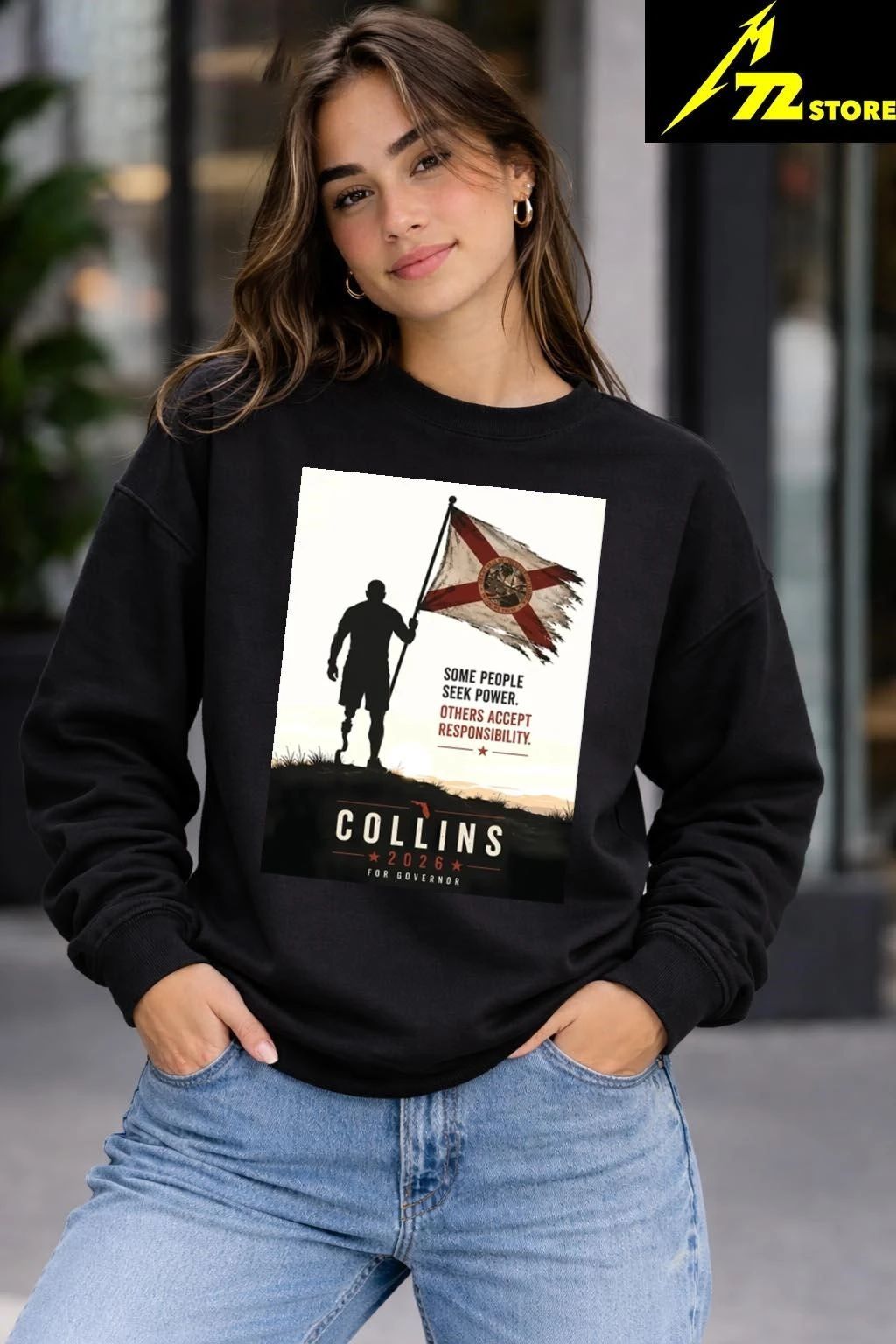 Jay Collins For Florida Governor 2026 Campaign Graphic Shirt