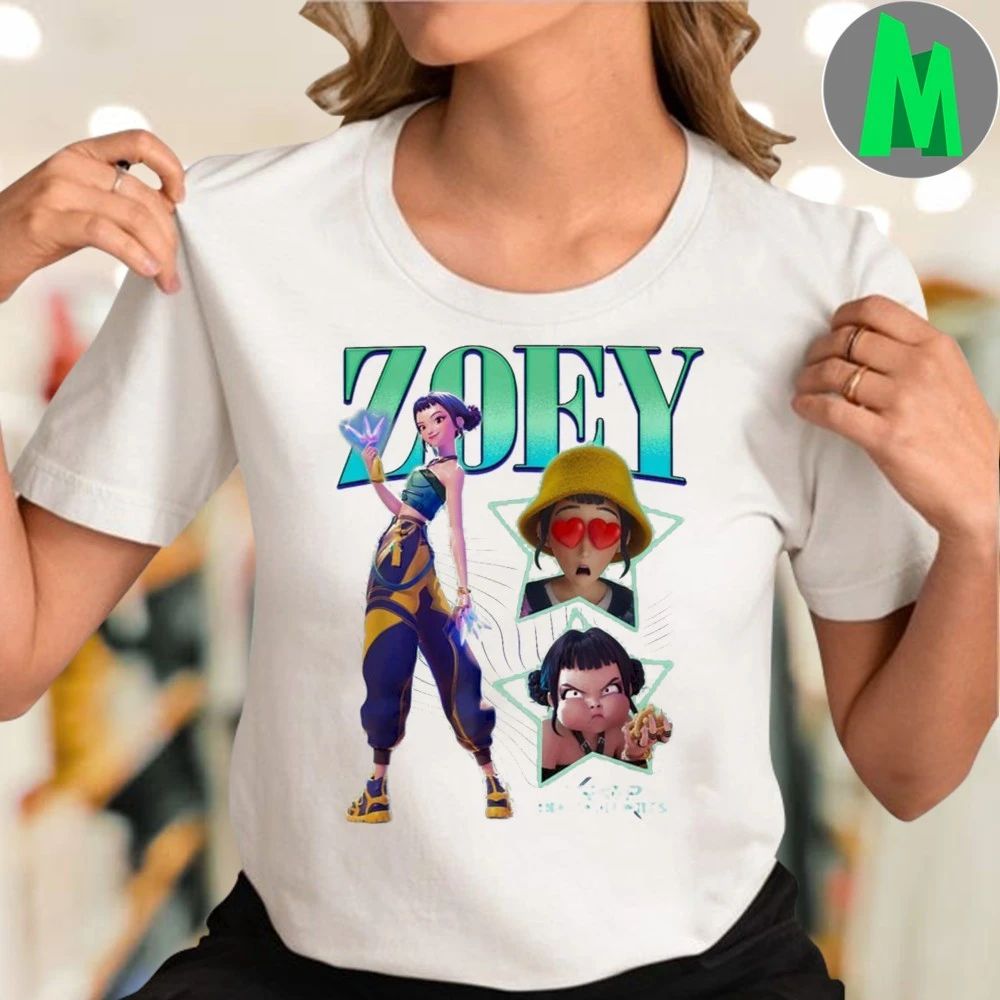 Zoey Showcase Retro Neon Poster Shirt